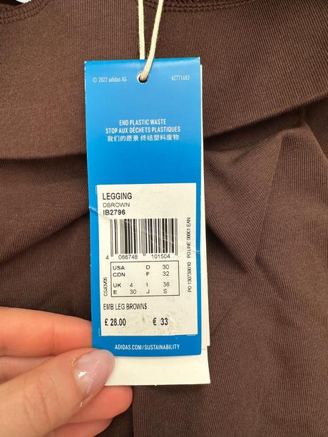 Dievčenské legíny, adidas,36