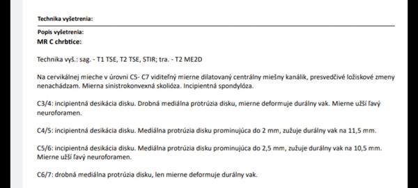 Ako správne interpretovať MR krčnej chrbtice?