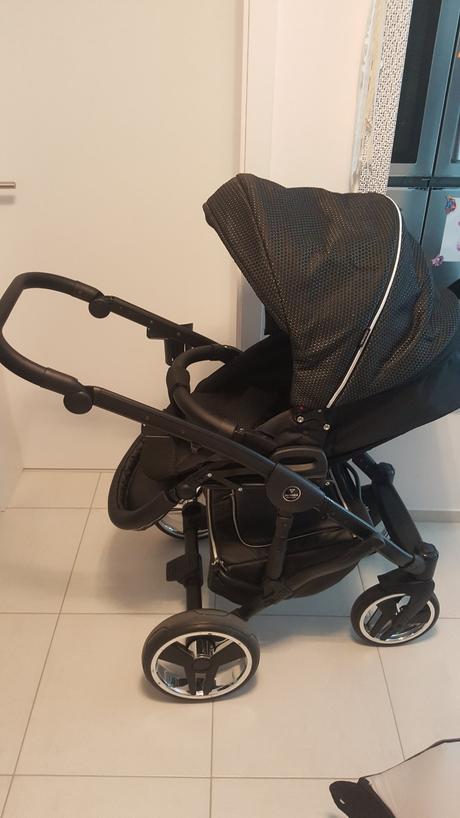 Kočiar 3v1junama mirror satin+ odrážadlo, vanička,, junama,junama mirror