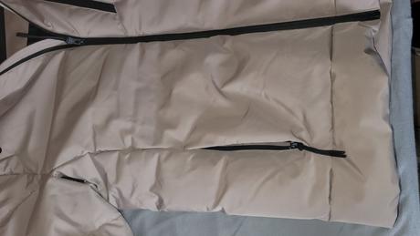 Zimna béžova bunda m, m