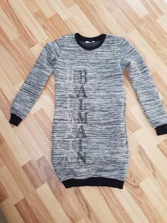 Balmain mikinové šaty, s