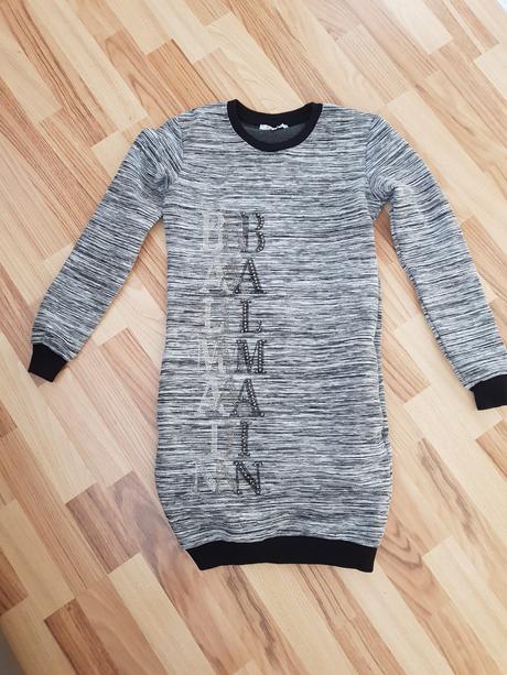 Balmain mikinové šaty, s