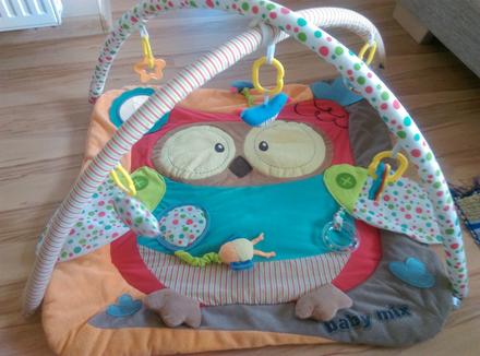 Hrazdička/deka na hranie - sovička - cena s poštou,