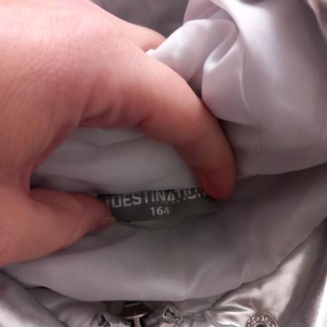 Dievčenská strieborná bunda 164, 164