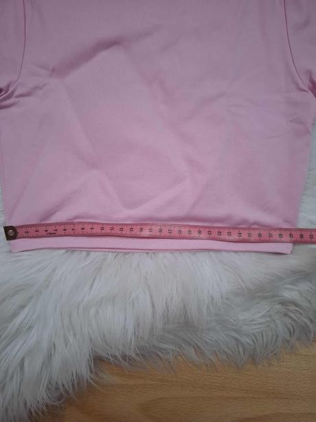 Ružové krátke tričko / crop top, amisu,xs