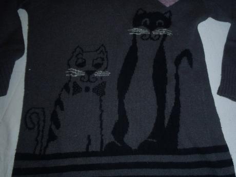 Rolák šedý s mačičkami, palomino,98