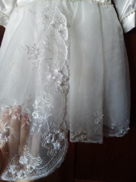 Luxusné detské šaty do krstu veľ. 62, 62