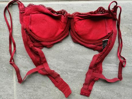 Bordová podprsenka lormar v75b, s, 34, lormar,75b