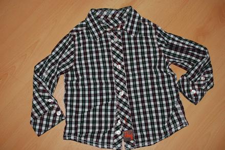 Károvaná košieľka, mothercare,98