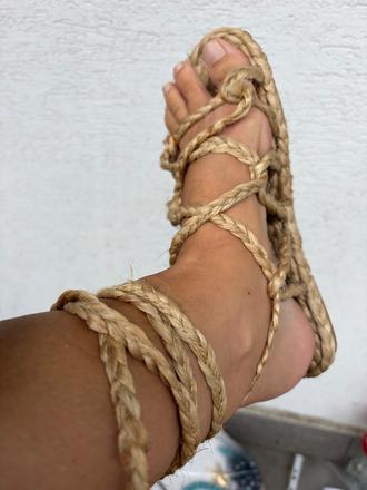 Zara boho rafiove letne festivalove sandale 37, zara,37
