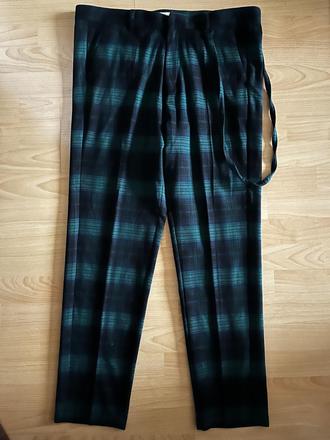 Kárované nohavice, stradivarius,l
