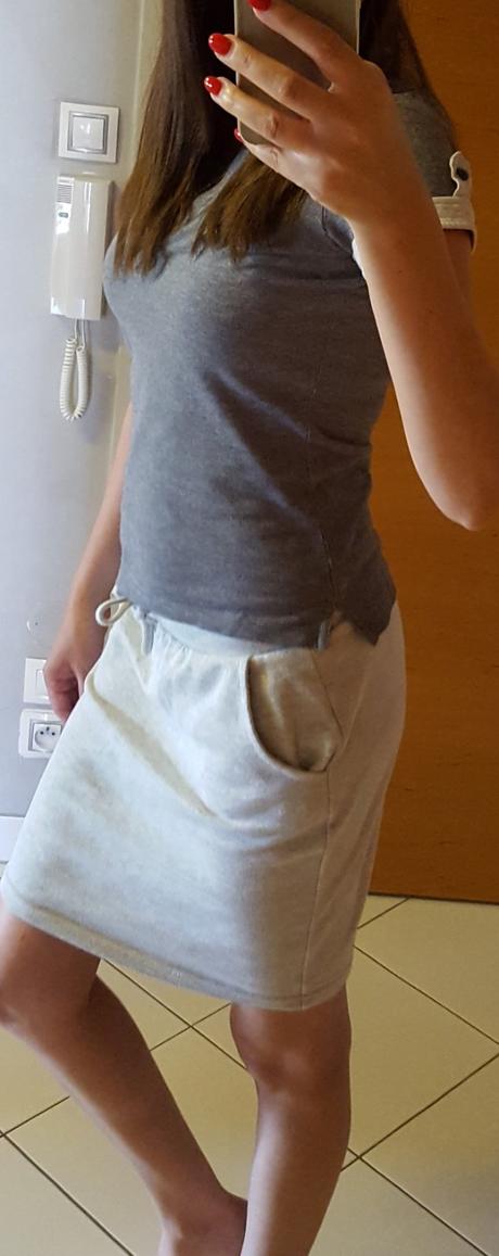 Sivá sukňa gate, gate,s