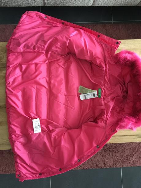 3x nová zimná vetrovka benetton veľ. 146, benetton,146