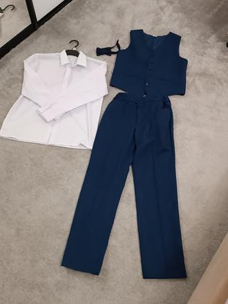 Vesta nohavice košeľa, 146