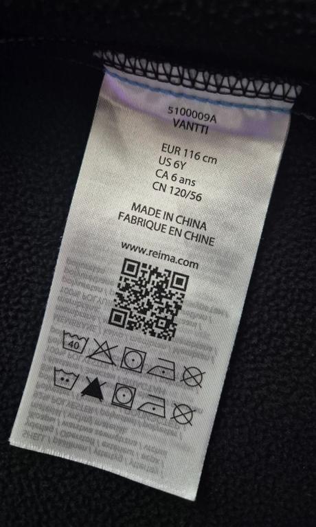 Reima softshell bunda, veľkosť 116, reima,116