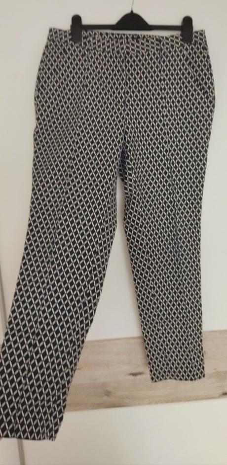 Nohavice s vyšším pásom, l