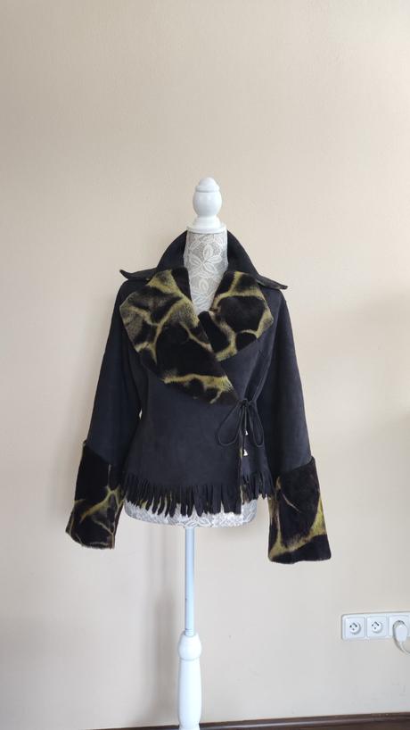 Dámsky pravý kožuch, m