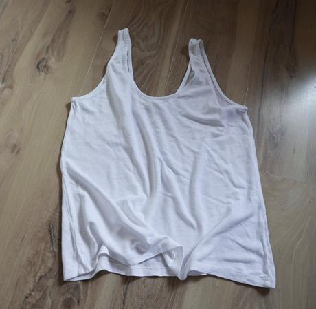 Ľanové tričko h&m, h&m,l