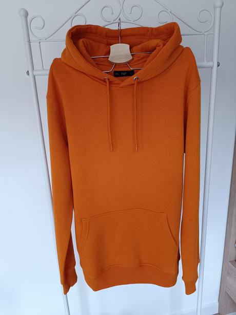 Pánska sýto oranžová mikina s kapucňou f&f, f&f,s