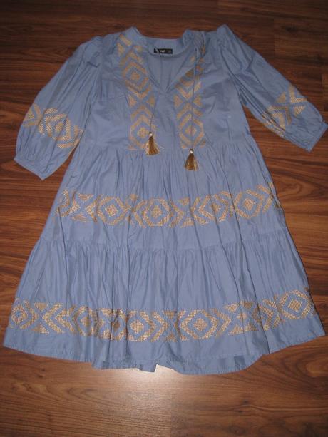 Bavlnené šaty s výšivkou, f&f,40