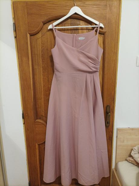 Staroruzove plesové šaty na velke prsia, l