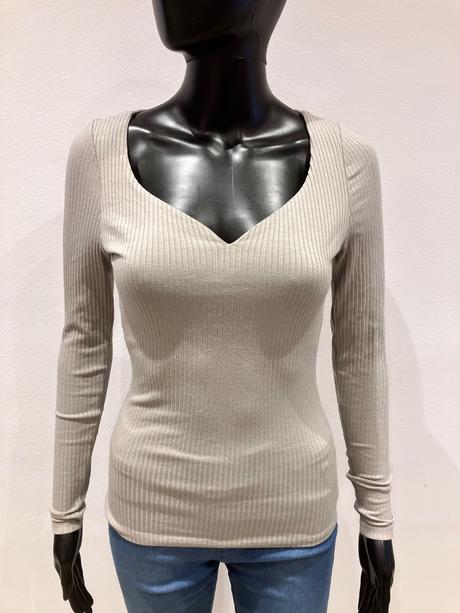 Dámske rebrované tričko (xs), h&m,xs