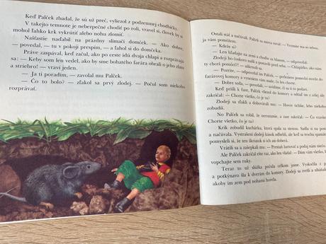 Chlapček palček mini rozprávk grimmovci dukátiky,