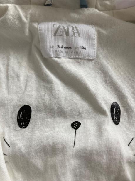 Bodkovaná bundička, zara,104