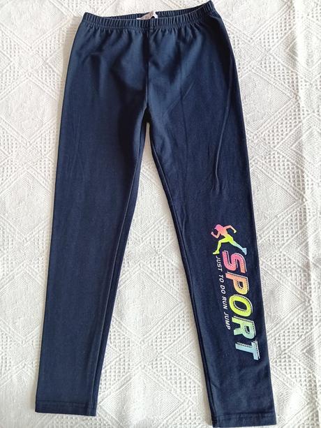Dievčenské športové legíny, decathlon,128