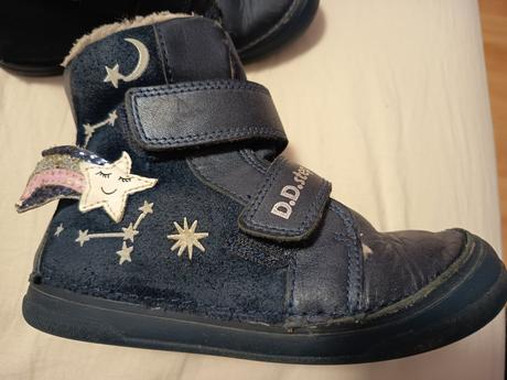 Zimné topánky dd step svietiace v tme, vd 19 cm, d.d.step,30