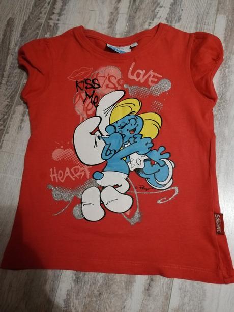 Tričko šmoulove, 116