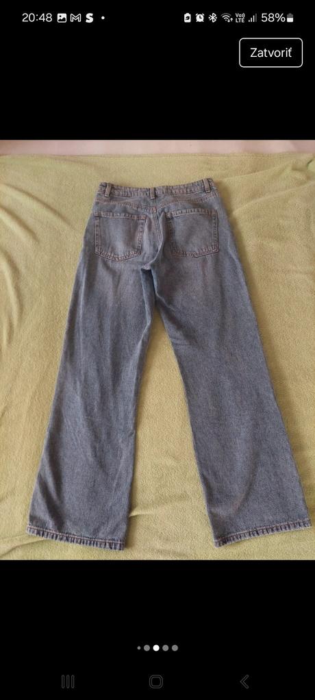 Široké rifle/džínsy, pepco,38