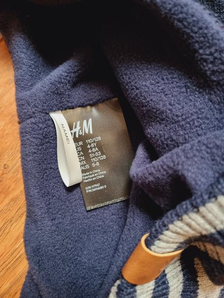 B1689 čiapka, hviezdy, h&m,110