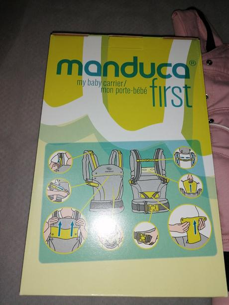 Ergonomický detský nosič manduca pure cotton rose, manduca