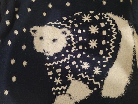 Sveter vianočný, clockhouse,xs