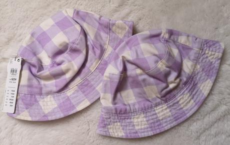 Obojstranný letný klobúk na obvod 52-54 cm, lindex,50