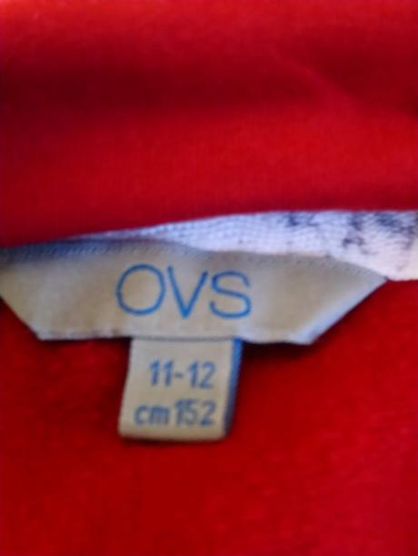 Chlapčenská červená mikina, ovs, 146-152 cm, ovs,152