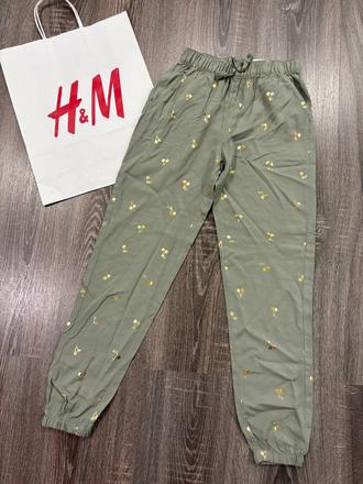 H&m dievcenske letne jogger nohavice na 9-10 rokov, h&m,140