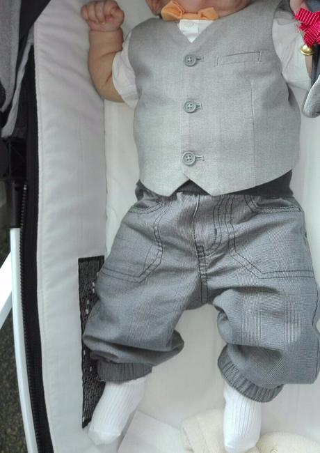 Oblek+svetrik h&m, 74