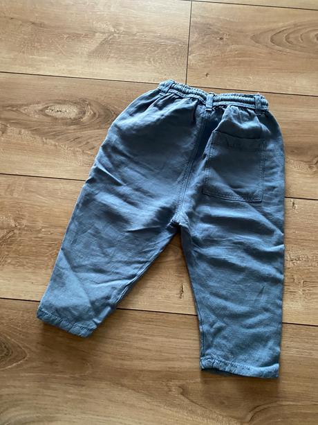 Lanové nohavice, zara,80