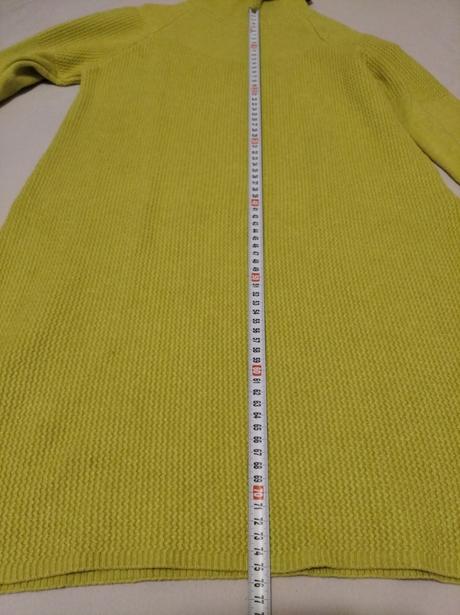 Moderné pleteninové šaty limetkovej farby, l