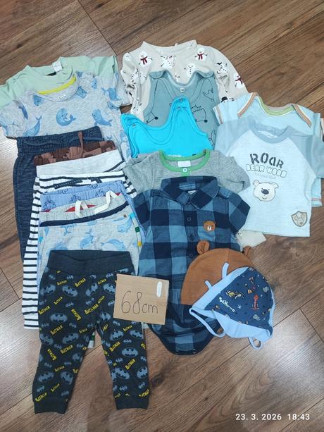 Chlapčenské oblečenie veľ.68cm, h&m,68