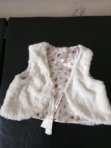 Vestička s blúzkou, h&m,86