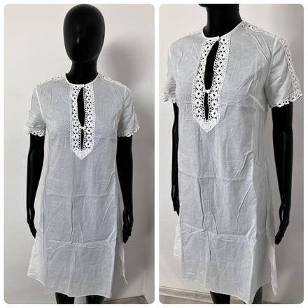 Dámske letné biele šaty, s