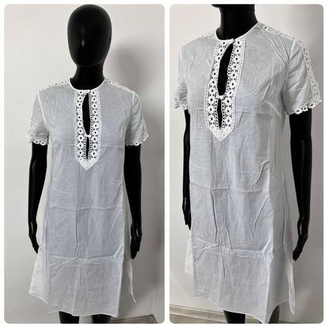 Dámske letné biele šaty, s