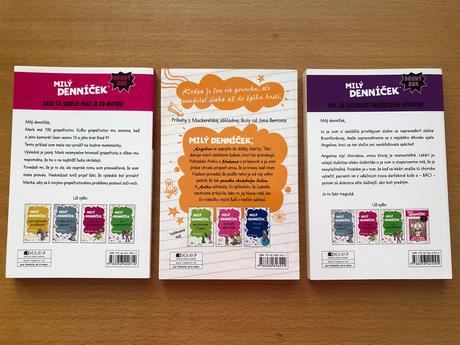 Knihy z edície milý denníček 3eur/ks, 