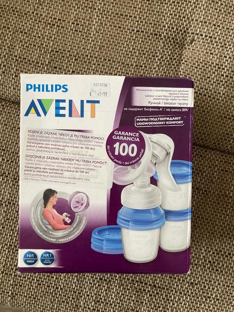 Manuálna odsávačka avent,