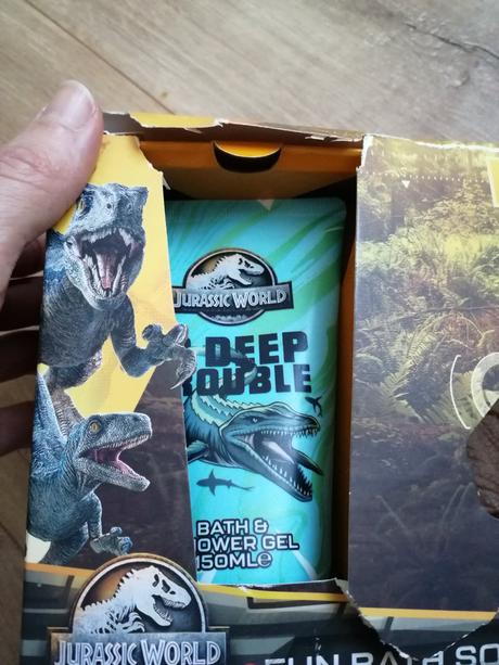 Sprchový gél so strekáčom dino jursky park, 