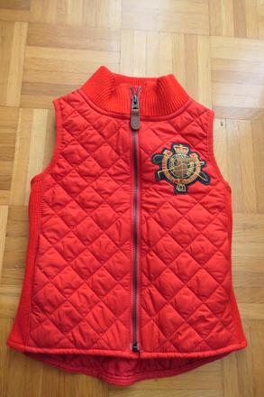 Ralph lauren luxusne dievcenska presivana vesta 7r, ralph lauren,128