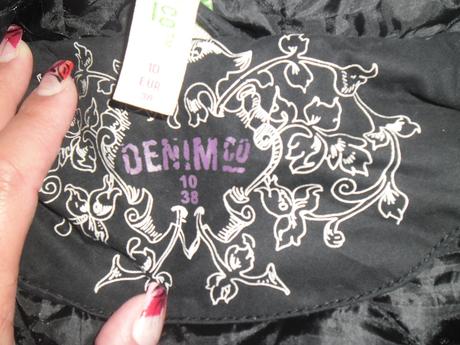 Šikovná vetrovočka s kapucnou , denim,38